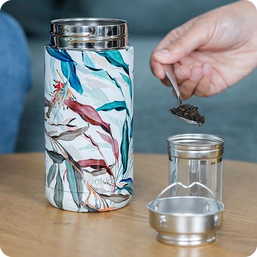 Quokka Boost tasse isotherme Bouquet 400 ml avec infuseur