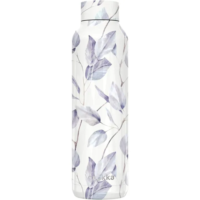 Quokka Solid Gray Bouquet gourde isotherme 630 ml inox