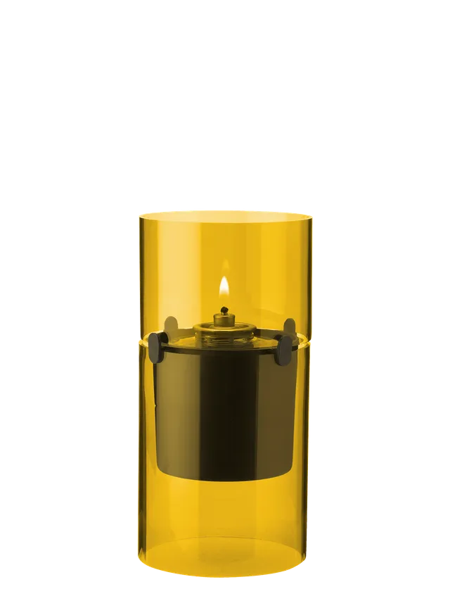 Stelton Lucie photophore verre coloré intérieur extérieur