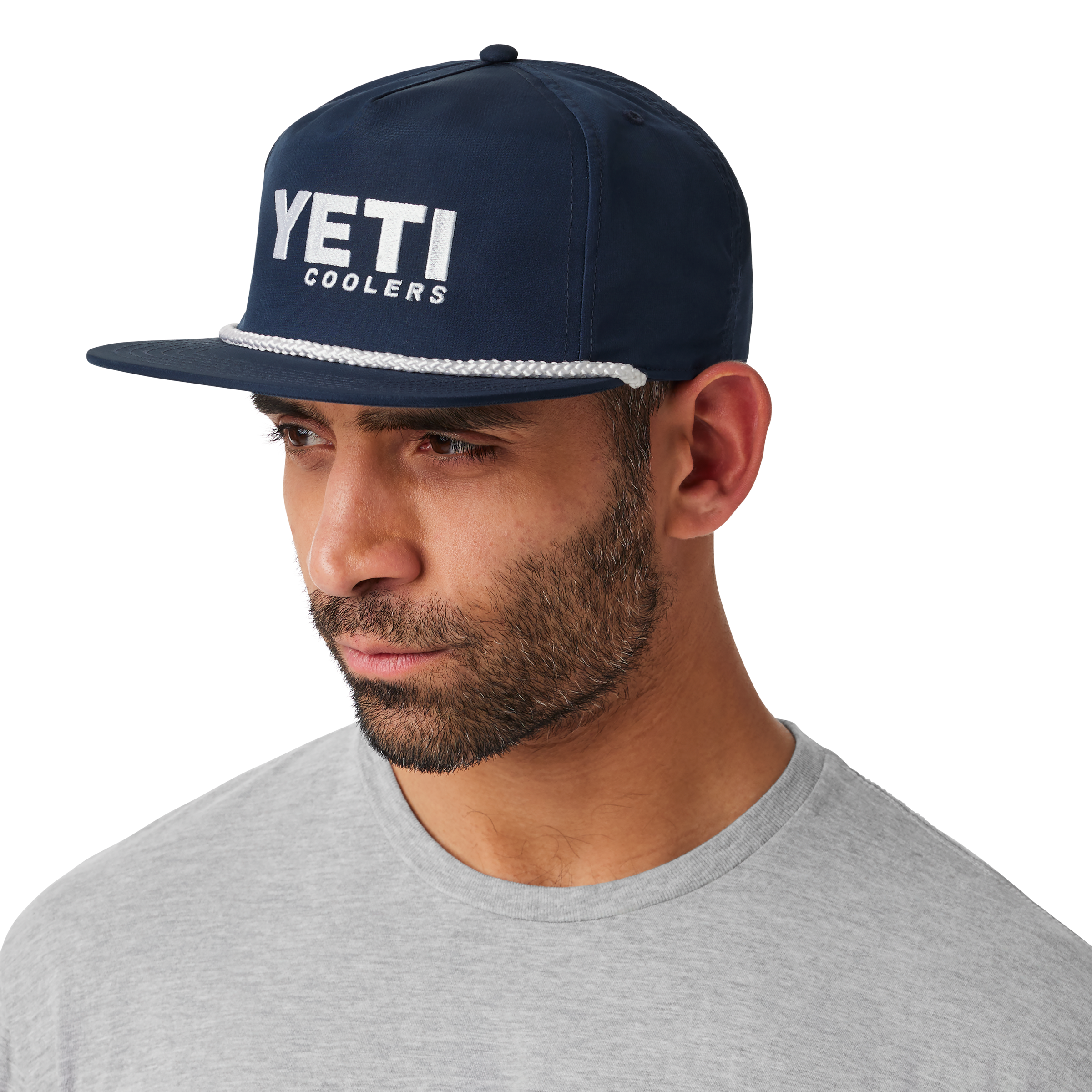 YETI Coolers Flat Brim Rope casquette navy
