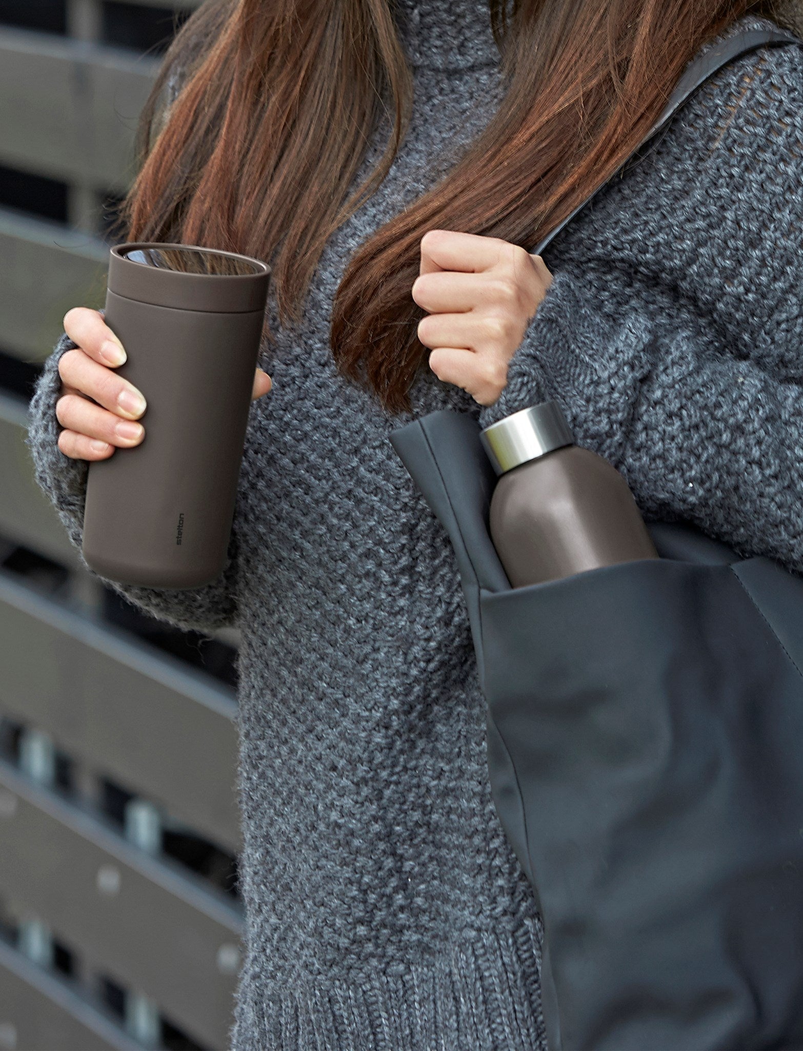 Stelton To Go Keep Cool bouteille isotherme 600 ml acier