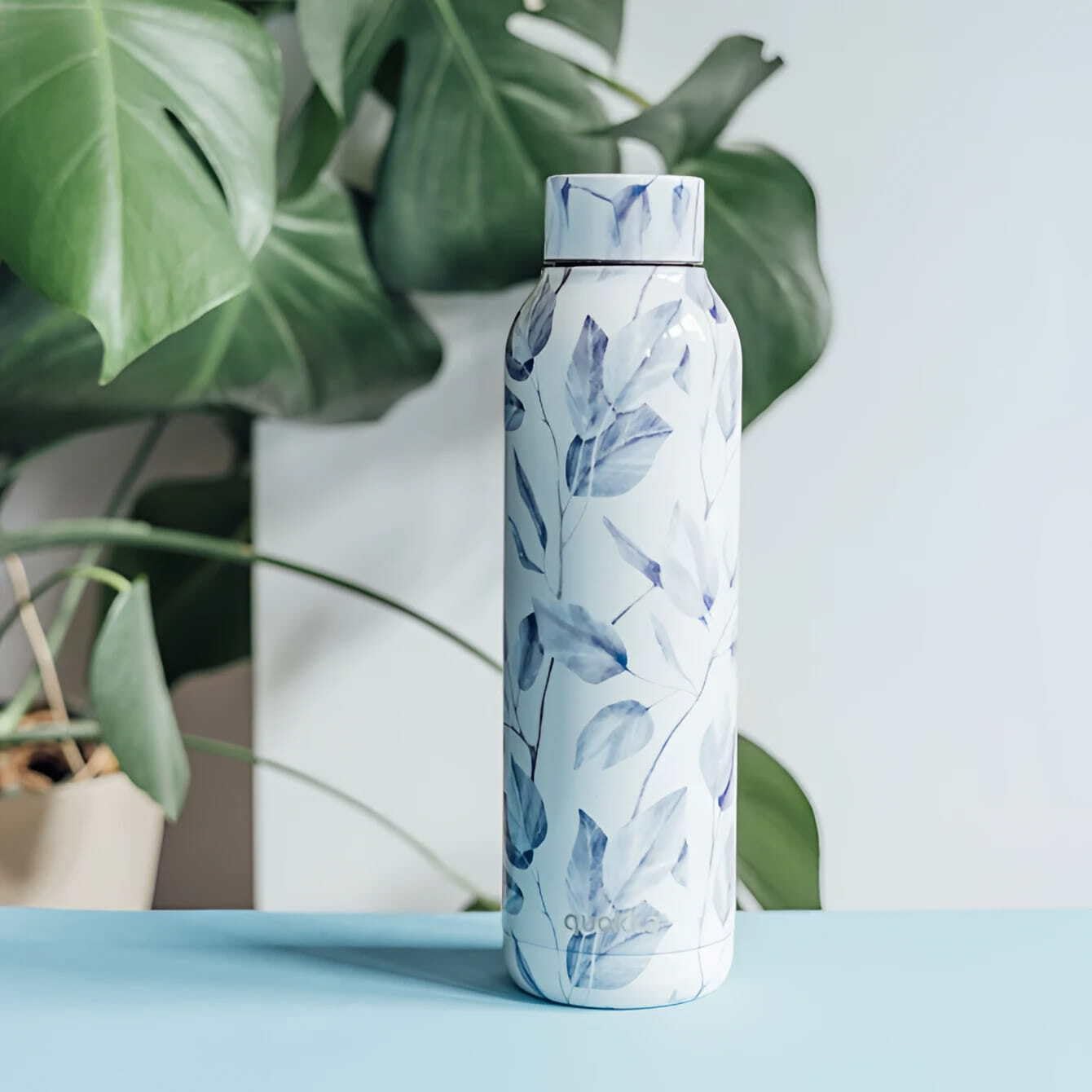 Quokka Solid Gray Bouquet gourde isotherme 630 ml inox