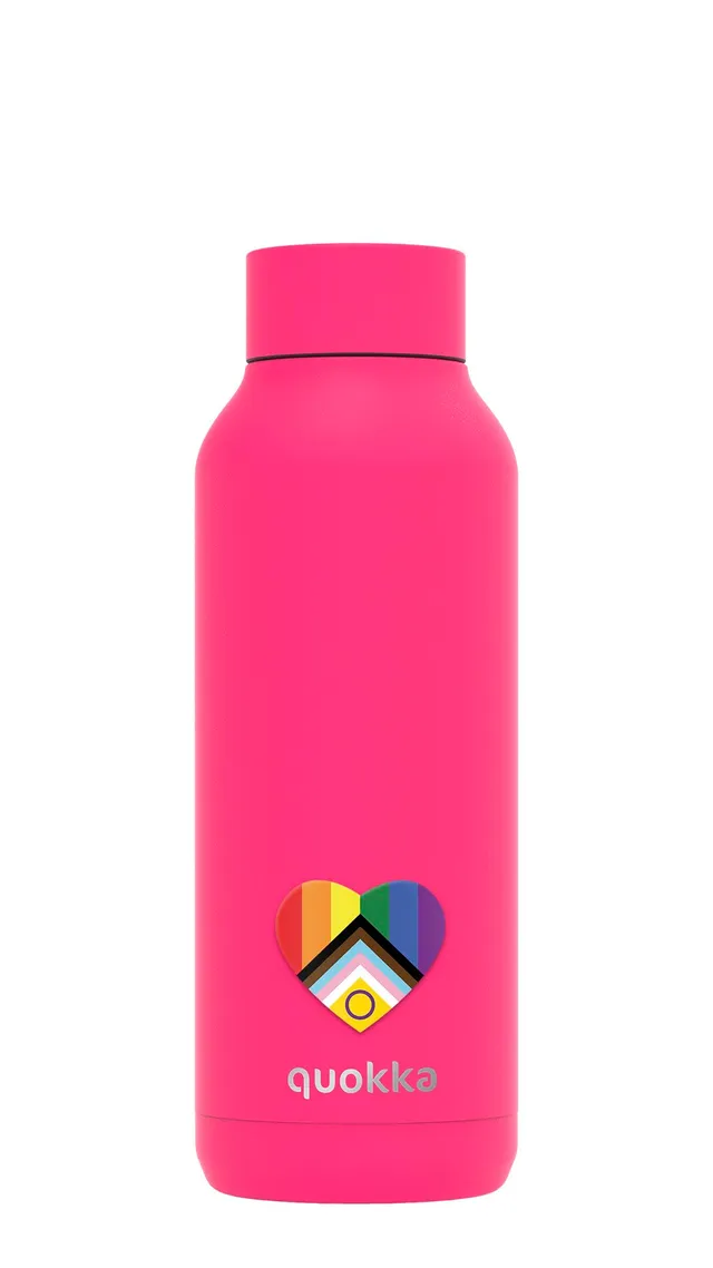 Quokka Solid Raspberry Pink bouteille isotherme 510 ml