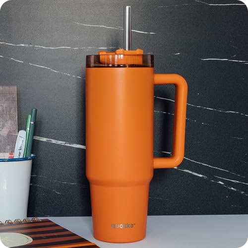 QUOKKA Stream tasse isotherme papaya orange 950 ml inox
