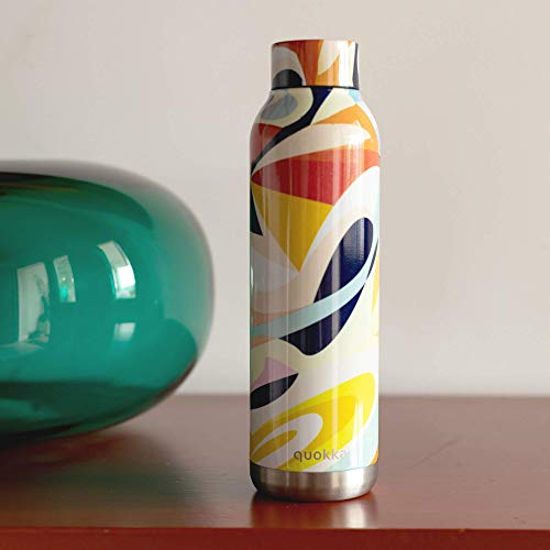 Quokka Solid bouteille isotherme Abstract Noir 630 ml