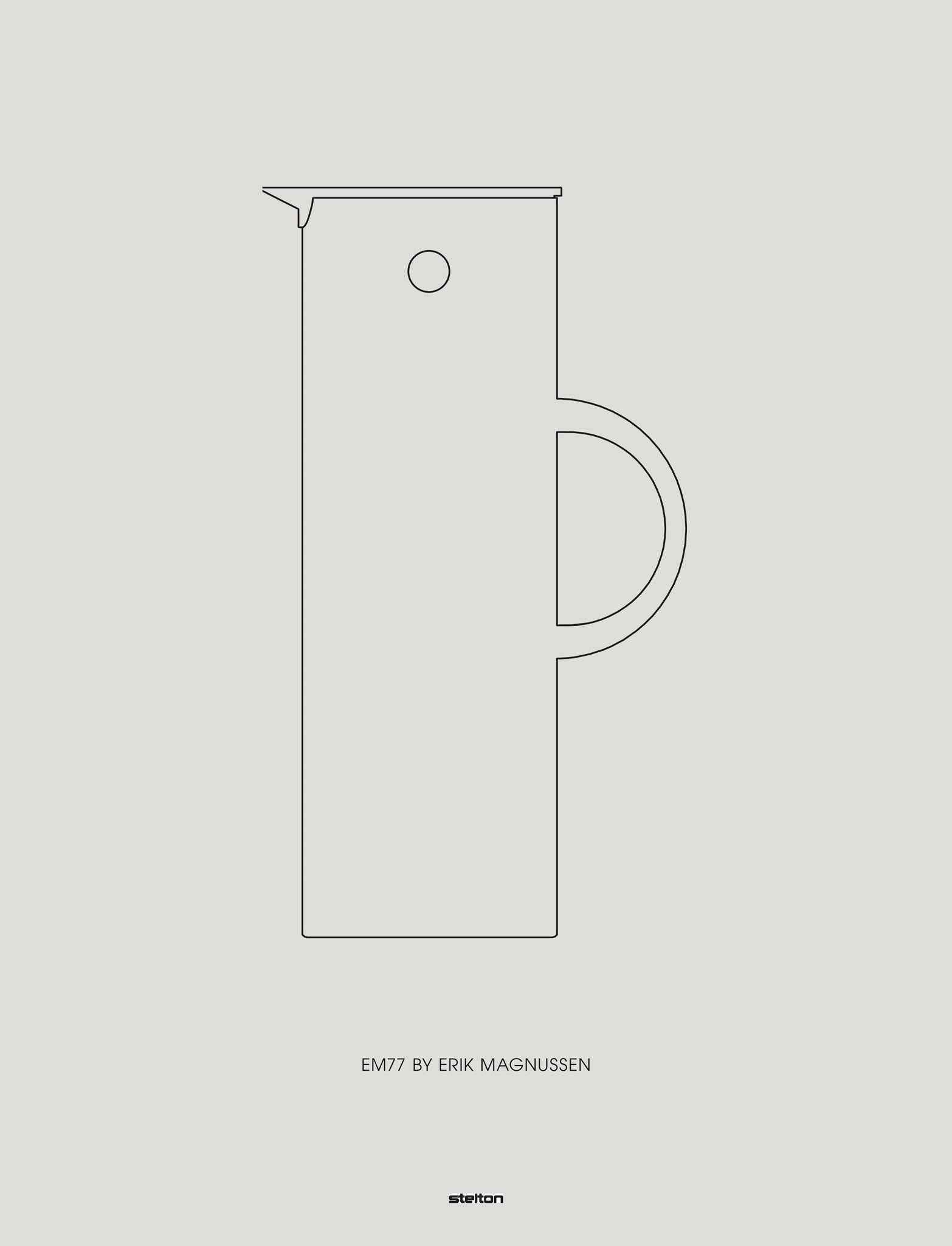 Stelton EM77 verseuse isotherme 1 L